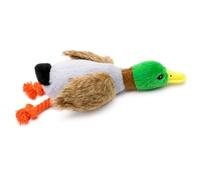 Duck Squeaky Dog Toy with Crinkle Wings and Rope Legs, Interactive Plush Dog Toy for Small Medium Large Dogs, Durable Chew and Tug Toy for Fetch, Boredom Relief, Mental Stimulation and Indoor Play