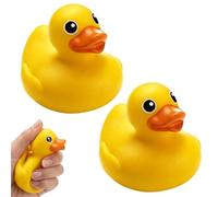 Duck Squishy, Fidgets, 2 Pcs Slow Rising Squishies for Adults and Office Workers, Cute Fidgets Squishy for Stress Relief and Anxiety Management, Party Bag Fillers for Aged 15 and Above