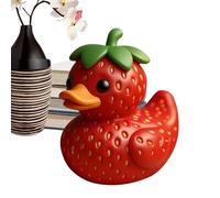 Duck Statue - Fruit Ducks Decor, Resin Funny Design Duckes | Colorful Cute Shelf Decoration Creative Animal Craft, Portable Desktop Ornament Fruits Animals Statues for Dorm Living Room Bedroom