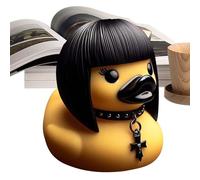 Duck Statue Indoor | Gothic Sculpture Punk Animal Figurine - Satan Duck Resin Statues, Duckieville Duck Tabletop Ornaments for Bedroom, Living Room, Dorm
