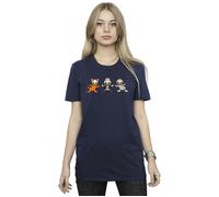 Duck Tales Halloween Costumes Cotton Boyfriend T-Shirt Disney Navy XXL