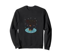 Duck Tales: Whimsical Pond Adventure for Nature Lovers Sweatshirt, Adult Unisex, Black, M