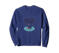 Duck Tales: Whimsical Pond Adventure for Nature Lovers Sweatshirt, Adult Unisex, Navy, XL