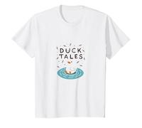 Duck Tales: Whimsical Pond Adventure for Nature Lovers T-Shirt, Kids, White, 2 Years