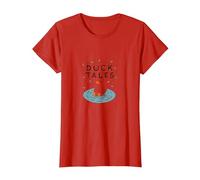 Duck Tales: Whimsical Pond Adventure for Nature Lovers T-Shirt, Women, Red, 3XL