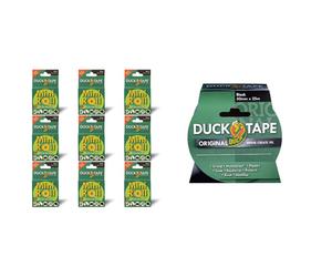 Duck Tape 260181.9 Mini Roll Black 25mm X 10m, Pac