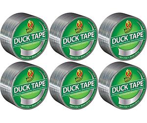 Duck Tape 280621.6 Solid Colours Silver 48mm X 9.1M, Pack of 6