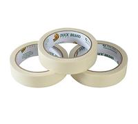 Duck Tape All Purpose Masking Tape 25mm x 25m Triple Pack, indoor painting and decorating for multi surfaces prevent paint bleed