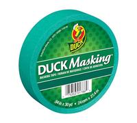 Duck Tape Green Masking Tape 24mm x 27.4m for Crafting, Decorating, Labelling