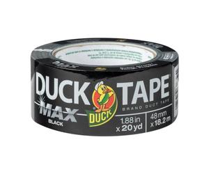 Duck Tape Max Strength Black 48mm x 18.2m, High Strength, Heavy Duty, Gaffa & Duct Tape