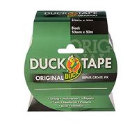 Duck Tape Original – High-Strength Waterproof Cloth Tape – 50 mm x 50 m Black