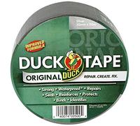 Duck Tape Original Silver, 50mm x 50m, Improved Formula High Strength Waterproof Gaffer and Duct Adhesive Cloth Repair Tape