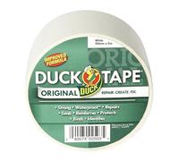 Duck Tape Original White Duct Tape, 50Mm X 5M Heavy Duty, Waterproof Gaffer, Gaf