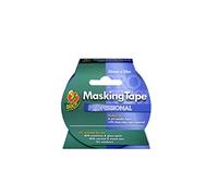 Duck Tape Professional Blue Masking Quality Finish for Indoor Painting and Decorating Multi Surfaces Clean Easy Tape Removal, 25mm x 25m