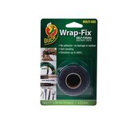 Duck Tape Wrap-fix Self-fusing Repair Tape 25mm X 3m Shurtape Black One Size