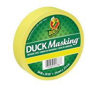 Duck Tape Yellow Masking Tape 24mm x 27.4m for Crafting, Decorating, Labelling