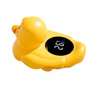 Duck Temperature Gauge - Waterproof Pool Thermometer Toy, Bath Heat Reader | Smiling Rubber Duck Figure Ensures Comfortable Washing, Bathroom Accessory, Swimming Pool Spa Floating Tester