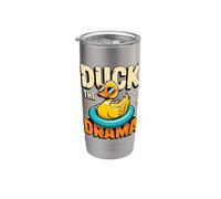 Duck The Drama Funny Cool Relaxed Stainless Steel Insulated Tumbler