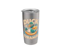 Duck The Drama Funny Cool Relaxed Stainless Steel Insulated Tumbler
