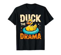 Duck The Drama Funny Cool Relaxed T-Shirt