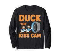 Duck The Kiss Cam Fail At The Live Show Kiss Cam Gone Wrong Long Sleeve T-Shirt