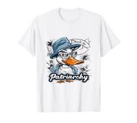 Duck The Patriarchy Funny Feminist Activist Design T-Shirt