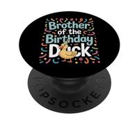 Duck Theme Brother Of The Birthday Bash Kids PopSockets Adhesive PopGrip