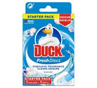 Duck Toilet Cleaner Fresh Discs Holder Marine, 36Ml