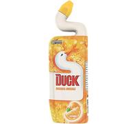 Duck Toilet Cleaner Liquid, Sanitiser & Descaler, 750 ml, Citrus, Pack of 8