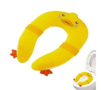 Duck Toilet Cushion, Yellow Potty Training Seat Cover, Folding Design with Anti Slip Feature, Use with Boys Girls Style, Potty Accessory for Boys Girls Bathroom Training Seat