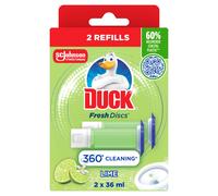 Duck Toilet Fresh Disc Refill, Lime, 2 Packs