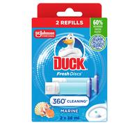 Duck Toilet Fresh Disc Refill, Marine, 2 Packs