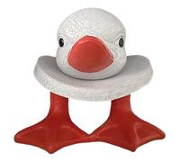 Duck Toilet Paper Holder - Self Standing Animal Tissue Rack, 370g Bathroom Accessory with Aesthetic Design, Ideal for Apartment, Restroom, or Under-Cabinet Placement, Stylish Roll Holder for Toilet