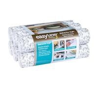 Duck Top Shelf Liner, Gray Damask, 12" x 10' (Pack of 6)