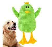 Duck Toy Dogs - 9 Inch Squeaky Plush Doll, Interactive Play, Gentle Chewing with Teething Function, Puppy Toy for Indoor Outdoor Use, Soft Yellow Fabric, Packaging, Single Pack Gift Giving