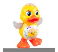 Duck Toys for Kids - Dancing Duck Baby Toy - Cartoon Singing Animal with LED Light Battery-operated for Stroller Floor Exploration Car Seat Learning Nursery Travel