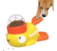 Duck Treat Dispenser for Cats and Small Dogs to Train Problem-Solving Skills, Dog Slow Feeder to Prevent Bloating, Cat Puzzle Feeder to Improve IQ,Interactive Treat Dispensing Enrichment Toy