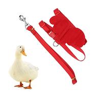 Duck Walking Harness and Leash Ducks Traction Rope Adjustable Chest Strap Duck Accessories Outside Walking Harness Leash for Ducks, Chickens, Geese (M)