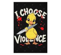 Duck with Knife - I Choose Violence Picture Puzzle for Adults, 1000 PCS
