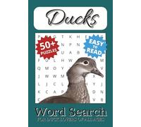 Duck Word Search Puzzle Book: Word Searches with Easy to Read Print about Ducks, Mallards, Migration and Ducklings, and More | 6x9 inches, 110 pages | ... and Travel (Farm Animal Word Searches)