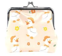 Duck Yellow Leather Wallet for Women, Funny Cute Kiss Lock Money Change Girls Little Cute Duck Yellow, UNITALLA, Little Cute Duck Yellow, UNITALLA, Classic, Little Cute Duck Yellow, UNITALLA, Classic