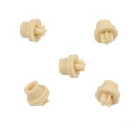 Duckbill Check Valve 5 Pack Synthetic Rubber Replacement for Stenner Pump - Flexible Injection Fitting for Peristaltic Parts 7.7x4.7x11mm