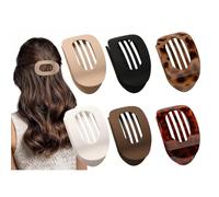 Duckbill Hair Clips for Women,Round Flat Claw Clips Simple Elegant Duckbill Hair Clip for Thick Thin Hair (6pcs Set-A)