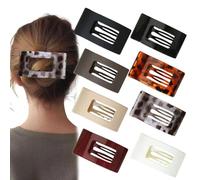 Duckbill Hair Clips for Women,Round Flat Claw Clips Simple Elegant Duckbill Hair Clip for Thick Thin Hair (8pcs Set-C)