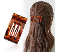 Duckbill Hair Clips, Simple Elegant Solid Color Duckbill Hair Clips, Silk Touch Flat Hairclips for Women Thick/Thin Hair, Strong Hold No Slip Large Claw Clips (A6)