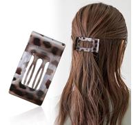 Duckbill Hair Clips, Simple Elegant Solid Color Duckbill Hair Clips, Silk Touch Flat Hairclips for Women Thick/Thin Hair, Strong Hold No Slip Large Claw Clips (A8)
