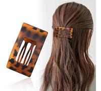 Duckbill Hair Clips, Simple Elegant Solid Color Duckbill Hair Clips, Silk Touch Flat Hairclips for Women Thick/Thin Hair, Strong Hold No Slip Large Claw Clips (A3)