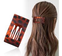 Duckbill Hair Clips, Simple Elegant Solid Color Duckbill Hair Clips, Silk Touch Flat Hairclips for Women Thick/Thin Hair, Strong Hold No Slip Large Claw Clips (A4)
