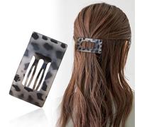 Duckbill Hair Clips, Simple Elegant Solid Color Duckbill Hair Clips, Silk Touch Flat Hairclips for Women Thick/Thin Hair, Strong Hold No Slip Large Claw Clips (A5)