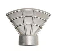 Duckbill Nozzle, High-Temperature Resistant Flat Spray Head for Cooling and Cleaning, Wide Fan Pattern for Industrial Use Aluminum Alloy Style G - 1.5-inch Internal Thread
